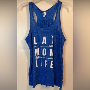Lacrosse Mom Life Racerback Tank ⭐️ free with purchase ⭐️